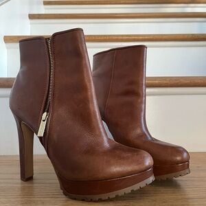 Gianni Bini Brown Heeled Boots
